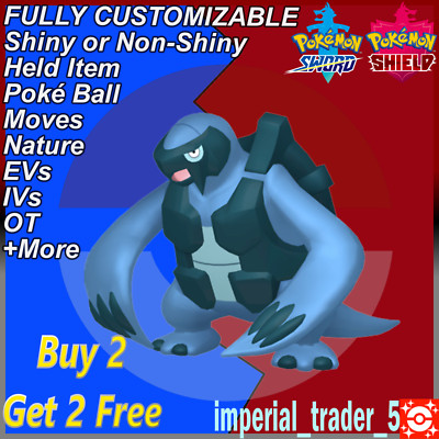 Pokémon Sword and Shield   Shiny Carracosta   W/ Best 6IV Customizable