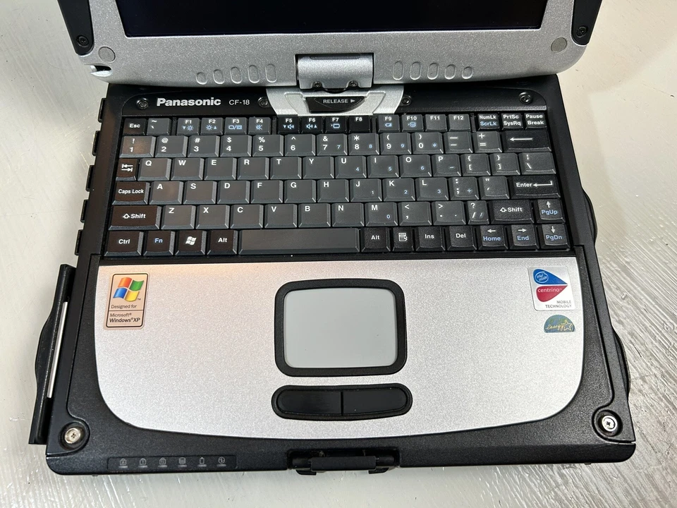 Computadora portátil Panasonic Toughbook CF-18 actualmente SIN PROBAR se vende COMO ESTÁ Foto 3 de 4