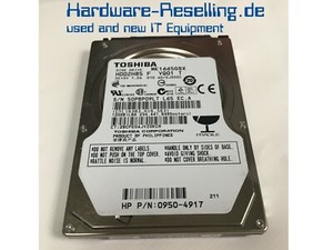 Toshiba SATA 2,5" - 120GB - 8MB - 5400RPM - 300MB/s - MK1665GSX - 0950-4917 HP
