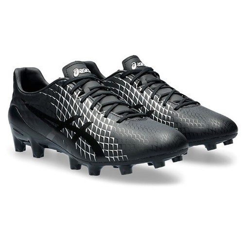 ASICS Soccer Cleats Shoes MENACE 4 1111A195 012 Black/Black 2024 NEW from Japan - Picture 2 of 7