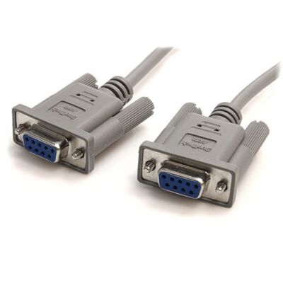 StarTech SCNM9FF 10ft DB9 RS232 Serial Null Modem Cable F/F DB-9 Female 120''