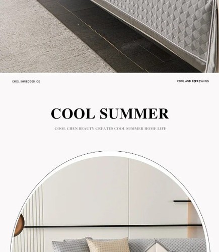 Ice Silk Sofa Cool Couch Covers Anti-Slip Sofa Slipcover Mat Furniture Protector - Bild 13 von 30