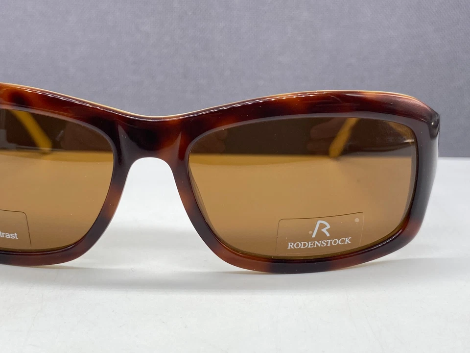 Armações de óculos femininas marrom quadrado Havana 3236 aro completo Alemanha - Imagem 3 de 4