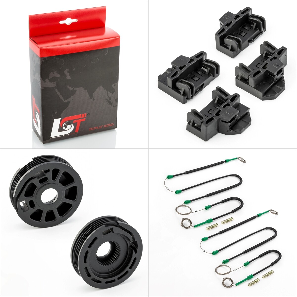 Window Regulator Repair Kit Front Left & Right - for VW POLO 6N *NEW*