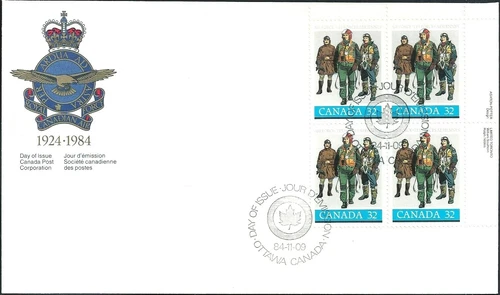 🍁Canada  #1043 URpb  "Royal Canadian Air Force"  Brand New 1984 First Day Cover