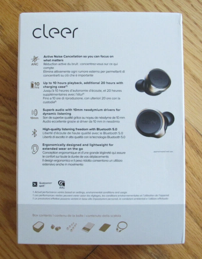 Cleer Audio Ally Plus True Wireless Noise Cancelling Earbuds - Image 2 of 4