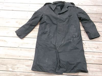 US MILITARY ALL WEATHER COAT W/ LINER BLACK SIZE 36S | eBay