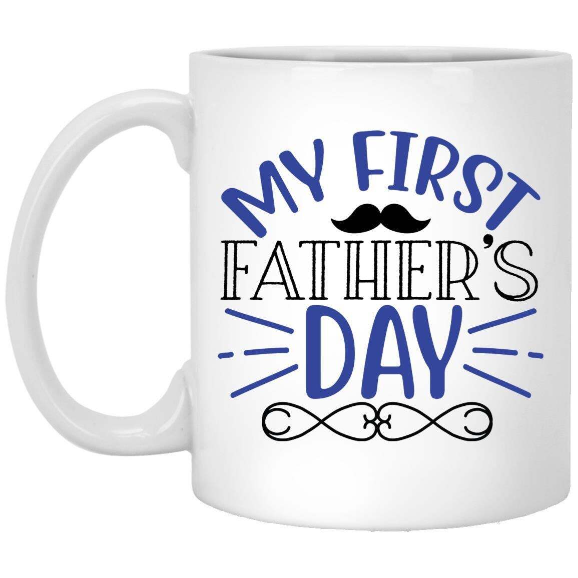 First Father's Day Coffee Mug Gift for Dad – Personalizable Keepsake