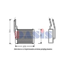 Wärmetauscher Innenraumheizung passend für Ford Focus Turnier 195x182x42