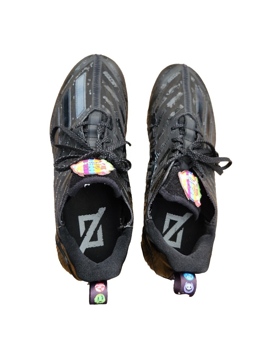 Size 12 - Adidas adizero Black Gray 2022 Big Mood Emoji Football