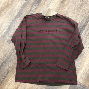 vintage guess striped long sleeve
