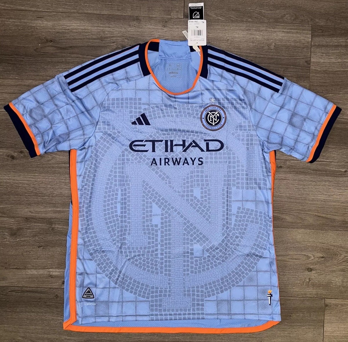 adidas New York City FC シャツ XL Men XL Adidas MLS FC New York City 2023/2024 Home AU Soccer Jersey