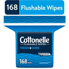 Cottonelle Fresh Care Flushable Wet Wipes |1 Resealable Bag,Gentle for Daily Use