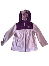 Free Country Girls Purple Pink Softshell Jacket Winter Coat Sz 4