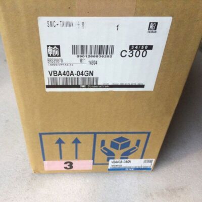 SMC VBA40A-04GN One New VBA40A04GN Cylinder Booster Valve Expedited Shipping