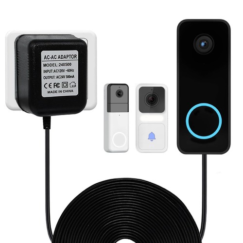 TEKCAM 24V Doorbell Transformer with WYZE Doorbell v2, WYZE Wireless