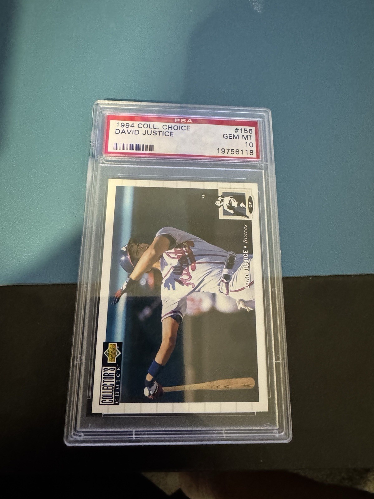 1994 Upper Deck Collector's Choice - David Justice #156