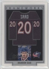 2016-17 SP Game Used Frameworks Brandon Saad #FW-BS 8jr