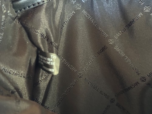 Borsa Michael Kors Khai LG Multifunzione Portatile Tasca Borsa Tracolla Nylon Nera - Foto 11 di 12
