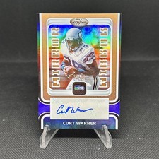 2024 Panini Certified Curt Warner Mirror Signatures Bronze Auto /99 #MS-CW