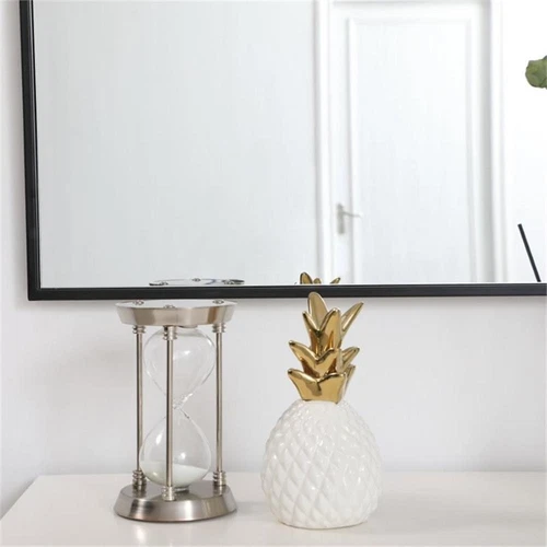 Elegant Decor Eternity 40" x 36" Contemporary Metal Frame Mirror in Black - Picture 10 of 12