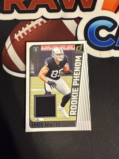 2024 Panini Donruss - Rookie Phenom Jerseys Brock Bowers #RPJ-BBO (MEM, RC)