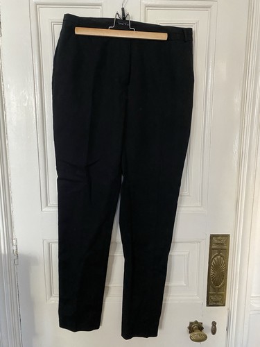 Long Tall Sally LTS Black Cotton Trousers Size 16 NWOT
