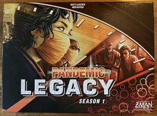 Pandemic Legacy Season 1 - Red Edition - Z-Man Games - Partially Played