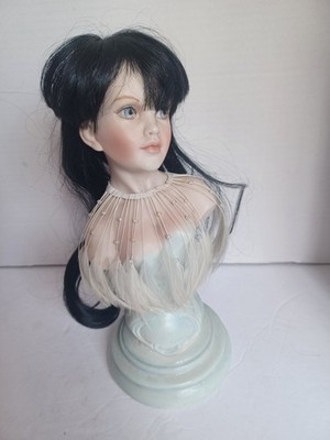 Porcalin Sculpture Doll Head Made By Award Winning Hazel Geake