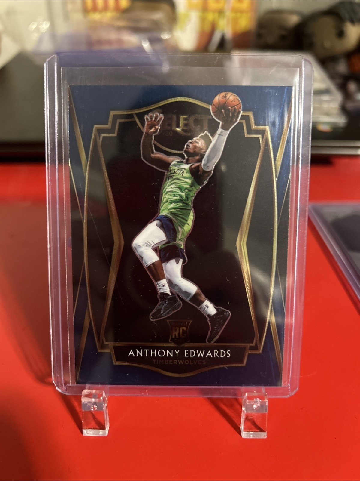 2020-21 Panini Select - Premier Level Anthony Edwards #169 Blue (RC)