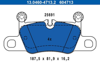 ATE BremsbelÄGe Passend FüR Porsche 911 991 997