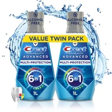 Crest Pro-Health Advanced Multi-Protection Alcohol Free Mouthwash -Fresh Mint-1L