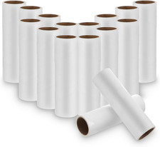 6.3 inch Wide Lint Roller Refills, Value Pack 16 Rolls Extra Sticky Lint Rollers