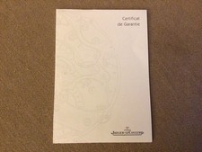 Certificato di Garanzia Jaeger