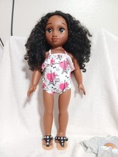 DISNEY ILY 4EVER 18 DOLL BATHING SUIT SANDALS AND PAJAMA SET