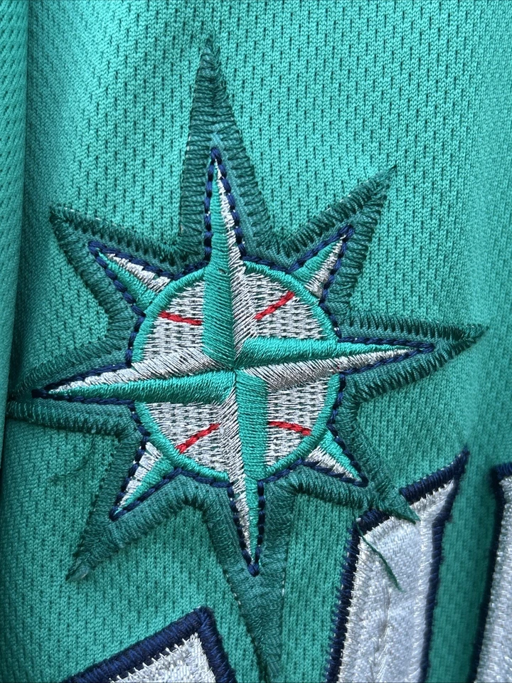 Футболка детская подлинная Majestic Seattle Mariners Ken Griffey No24 размер 40 бирюзовый цвет - Изображение 4 из 4