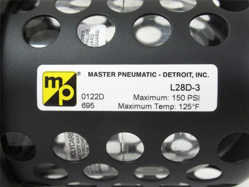 229817 New-No Box; Master Pneumatic L28D-3 Lubricator; 3/8"NPT; 150PSI - Picture 2 of 4