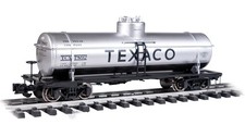 Bachmann Trains Single Dome Tank Cars Texaco 1:29 Scale, Prototypical Colors