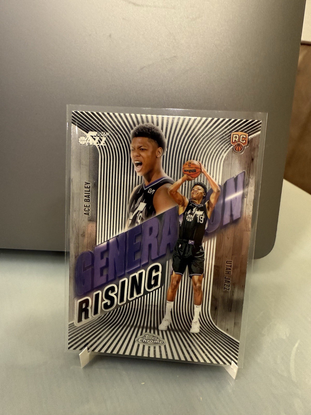 2025-26 Topps Chrome Ace Bailey Rookie Card (RC) Generation Rising GR-5