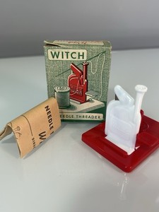 Vintage Witch Needle Threader w/ Original Box Instructions made in West Germany