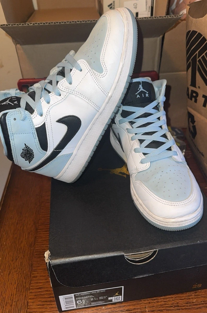 Jordan 1 Mid University Blue Black | eBay
