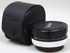 VIVITAR MC 2X Teleconverter 2X-4 for Canon FL/FD Lenses w/Case Made in JAPAN