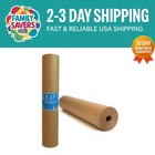 Durable Kraft Wrapping Paper Roll 200 ft - Smooth Finish for Crafting Elegance