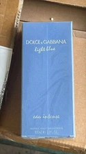 New Tester Light Blue eau Intense by Dolce & Gabbana EDP Perfume for Women 3.4oz