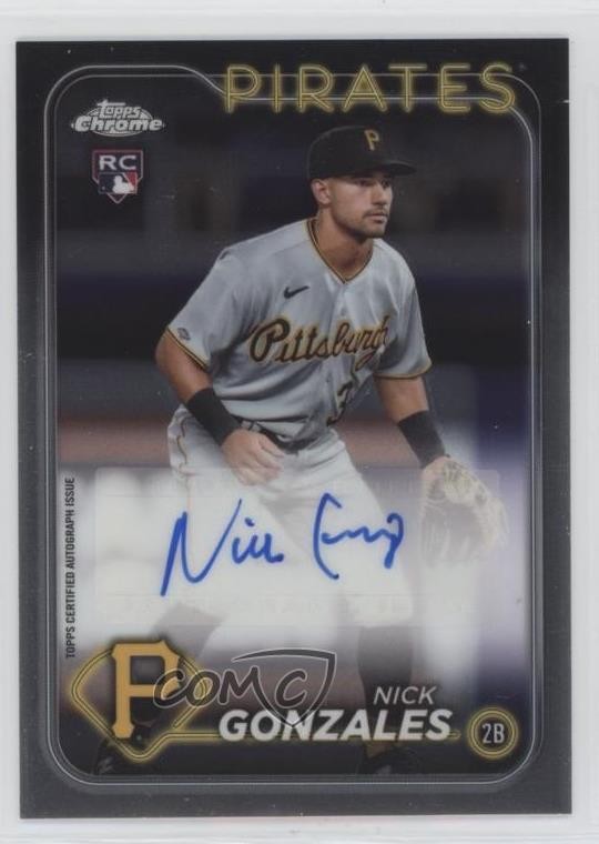2024 Topps Chrome Update Auto Nick Gonzales #AC-NG Auto 1c3k