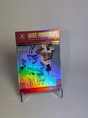2017 Panini Illusions Rookie Endorsements /150 Matthew Dayes #RE-MD Auto RC 