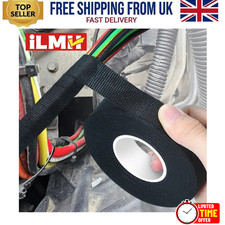 15M Heat Resistant Wire Harness Tape Flame Retardant Cloth Car Cable Wrap UK