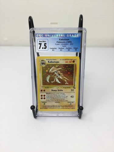 Kabutops (Unlimited) graded CGC 7.5 for sale on eBay