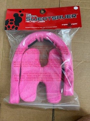 Triple 8 Sweatsaver helmet liner Pink size Medium Roller skate derby blade
