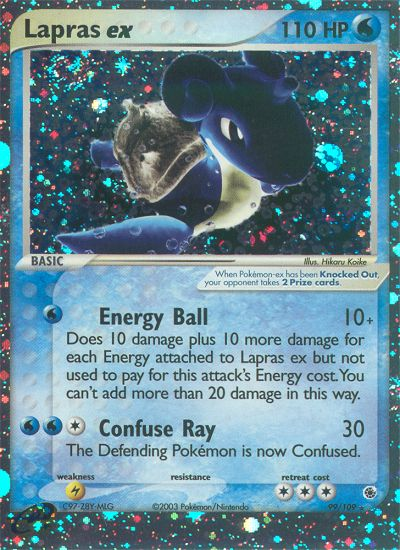 【ARS8】ラプラスex Lapras ex 99/109 英語版 Lapras ex (99/109) [EX: Ruby & Sapphire] Lightly Played Holofoil